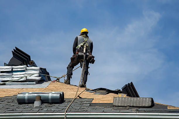 Professional Roof Replacement technician working in Custer, WA